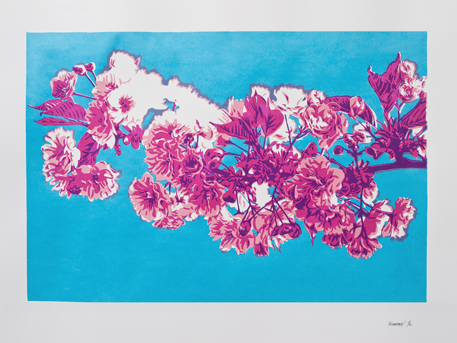 Handmade screen print no.1373