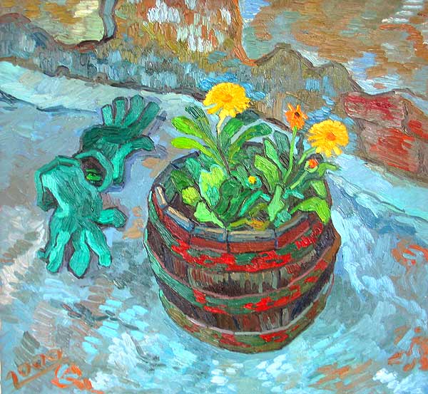 Original oil painting No 166