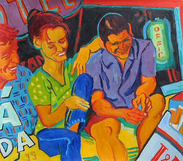 Original oil painting No 222