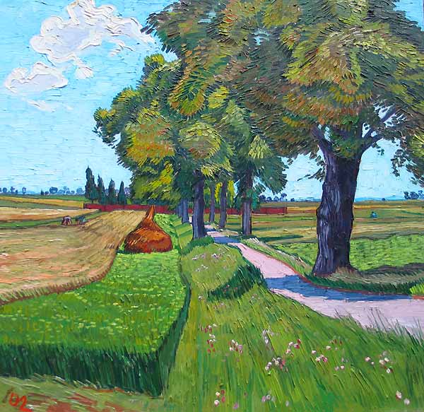 Original oil painting No 345