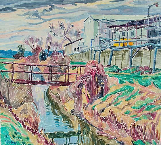 Original oil painting No 757