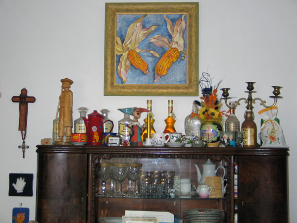 Two corns painting in a home interior
