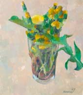 Original oil flower painting no.10291