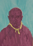 Original self-portrait painting no.10296