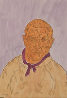 Original self-portrait painting no.10297