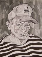 Original self-portrait painting no.10301