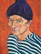 Original self-portrait painting no.10302