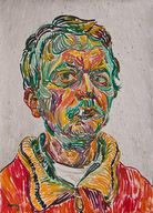 Original self-portrait painting no.10309