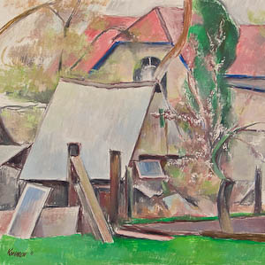 Original oil landscape paintings no.1057