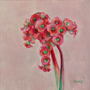 Original oil flower painting no.1063