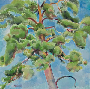 Original oil landscape paintings no.1077