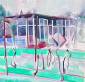 Original oil landscape paintings no.1119