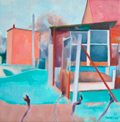 Original oil landscape paintings no.1121