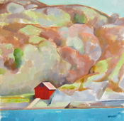 Original oil landscape paintings no.1125