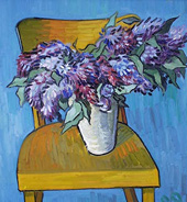 Original oil flower painting no.143