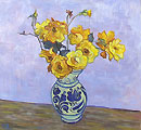 Original oil flower painting no.315