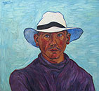 Original self-portrait painting no.362