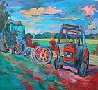 Original oil landscape paintings no.393