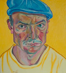 Original self-portrait painting no.557