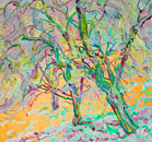 Original oil landscape paintings no.606