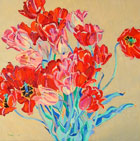 Original oil flower painting no.615