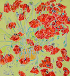 Original oil flower painting no.629