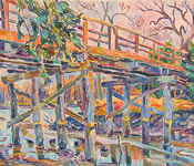 Original oil landscape paintings no.712