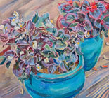 Original oil flower painting no.739