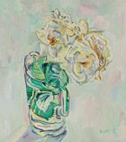 Original oil flower painting no.753