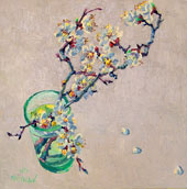 Original oil flower painting no.842