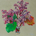 Original oil flower painting no.857