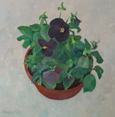 Original oil flower painting no.943