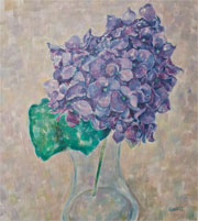 Original oil flower painting no.990