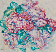 Original oil flower painting no.999