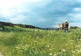 Vitali painting landscape